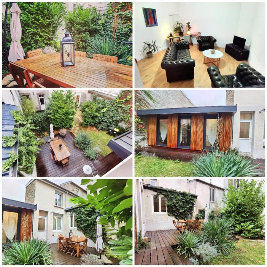 Maison de ville avec terrasse et jardin Reims Extérieur photo