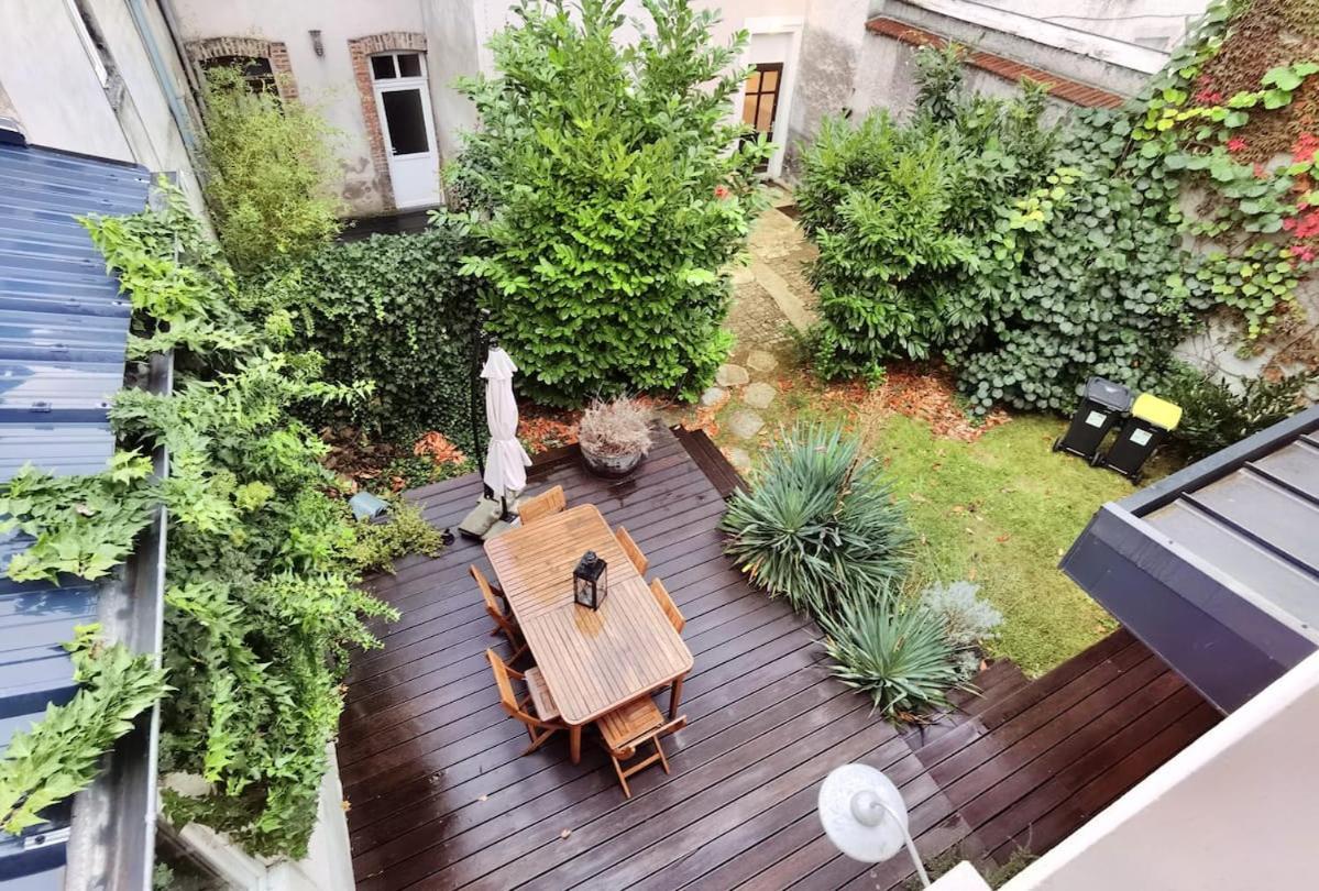 Maison de ville avec terrasse et jardin Reims Extérieur photo